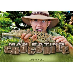 Man Eating Crocodile