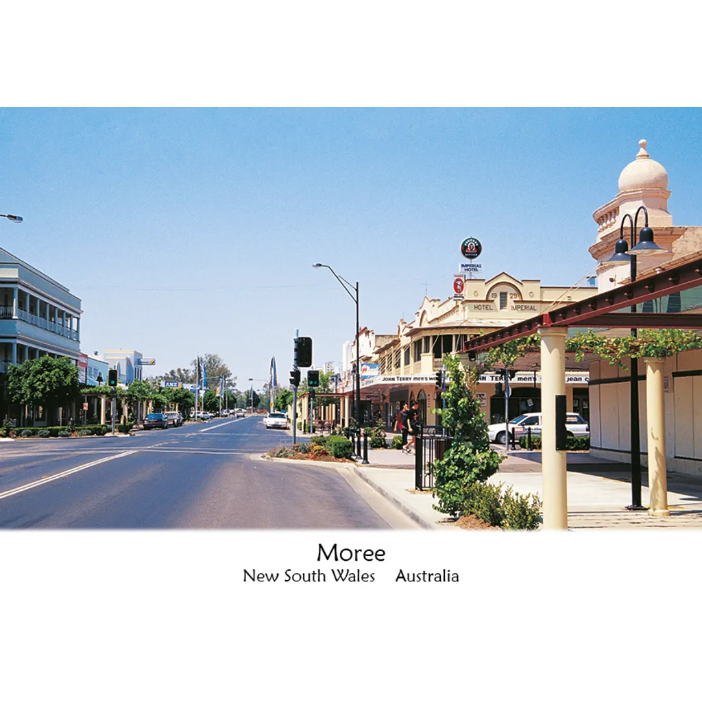 Moree Main Street at day