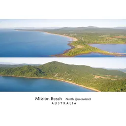 Mission Beach 2 view Aerial