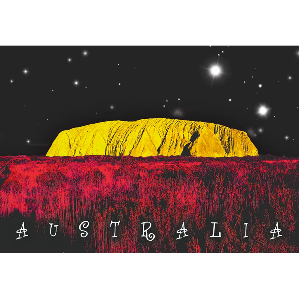 Uluru Aboriginal Flag Australia