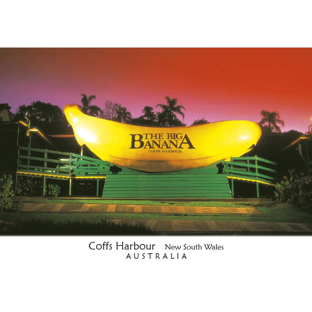 Coffs Harbour Big Banana at dusk