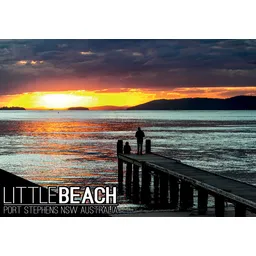 Port Stephens Little Beach Jetty Sunrise 