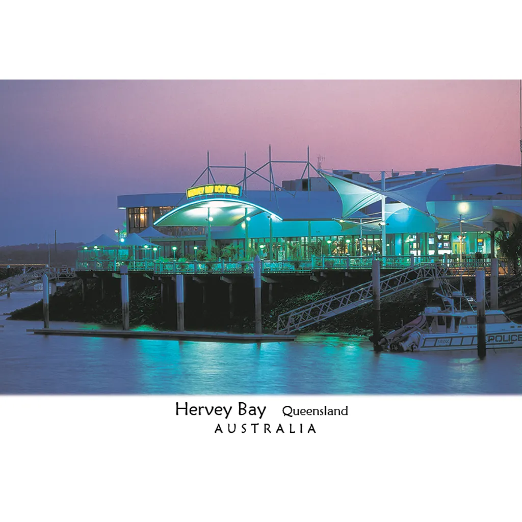 Hervey Bay Marina at Dusk