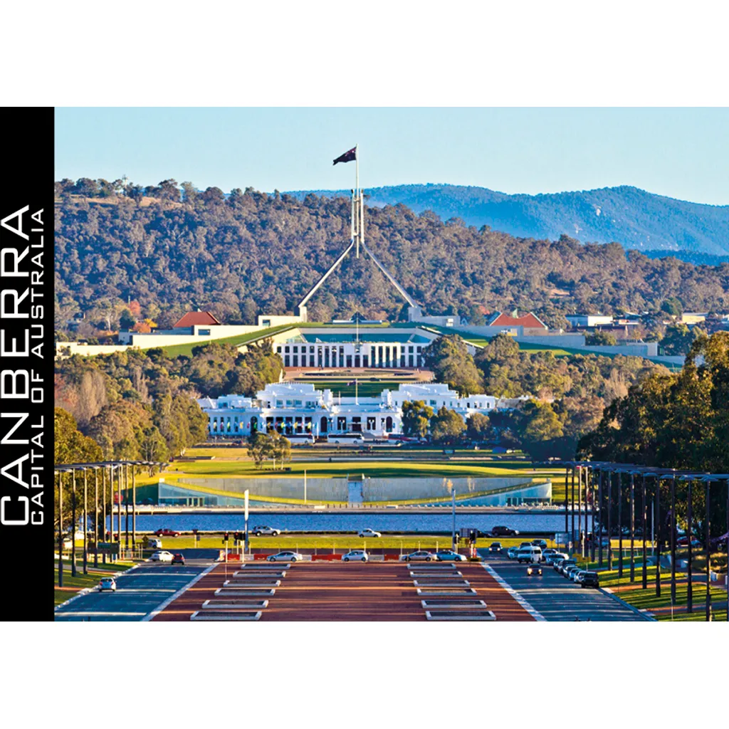 Old/New Parliament House from Anzac Parade