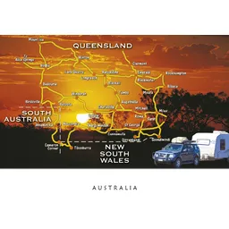 Outback Map Queensland