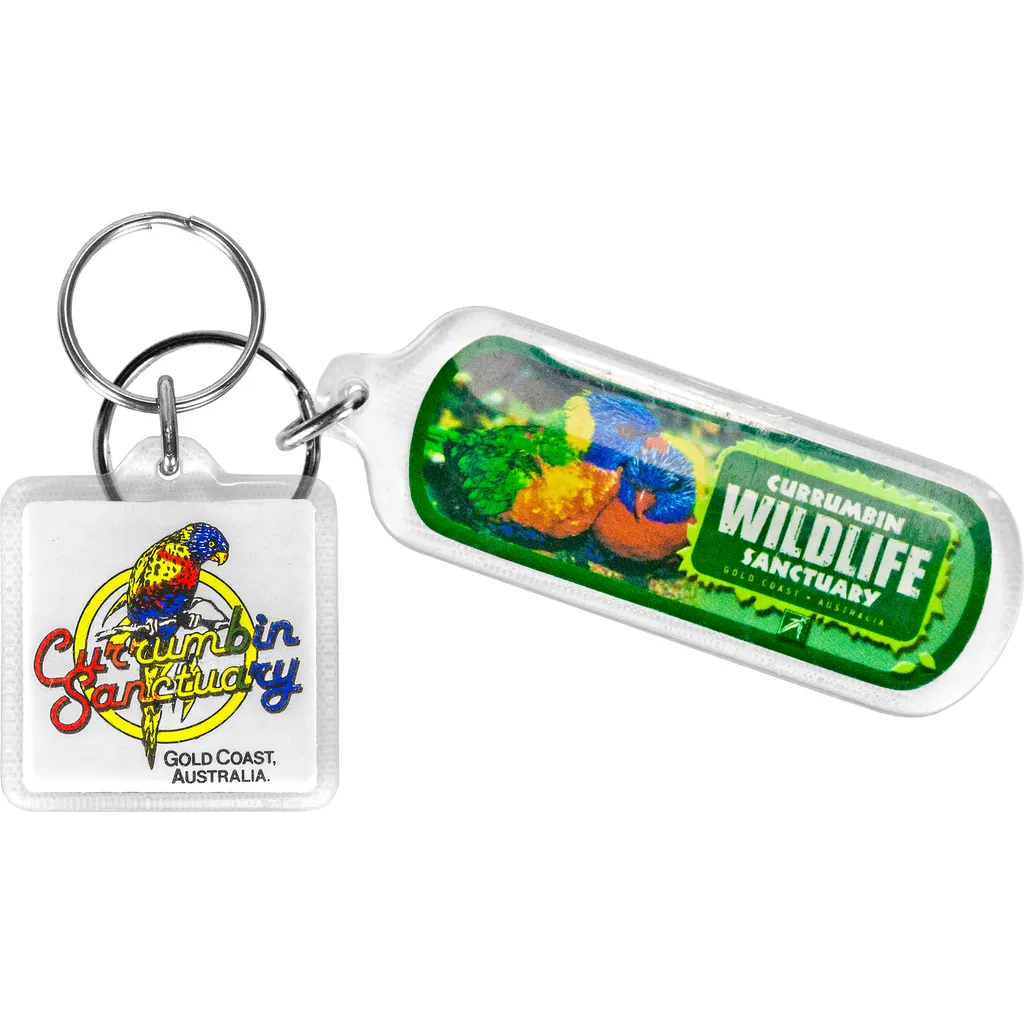 Lucite Acrylic Keyring