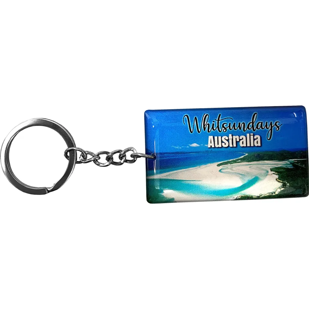 Custom Shape Double Sided Epoxy Resin Keyring