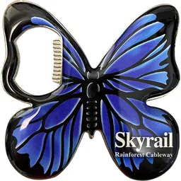 Magnetic Metal Butterfly Shaped Bottle Opener