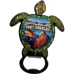 Magnetic Metal Turtle Shaped Bottle Opener