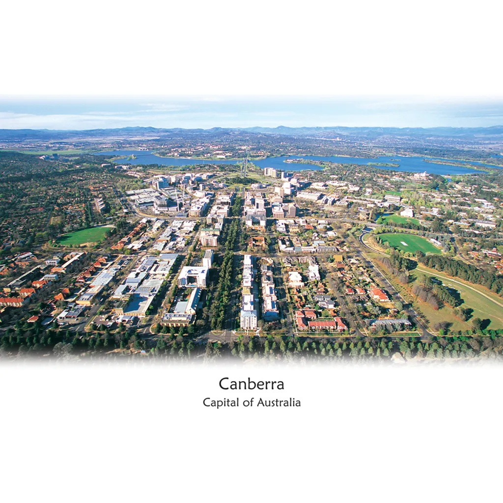 Aerial of Canberra