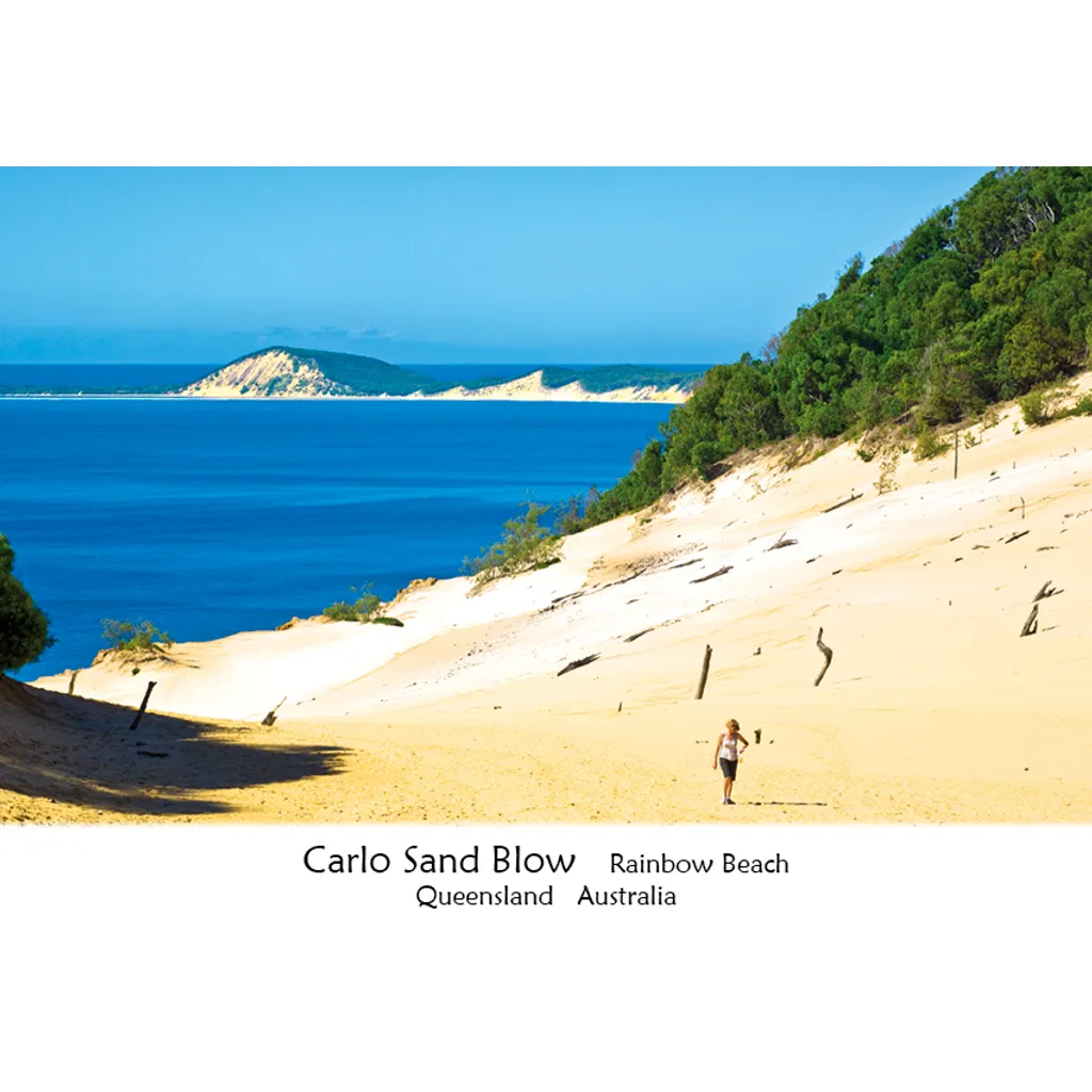 Carlo Sand Blow Rainbow Beach Queensland Australia