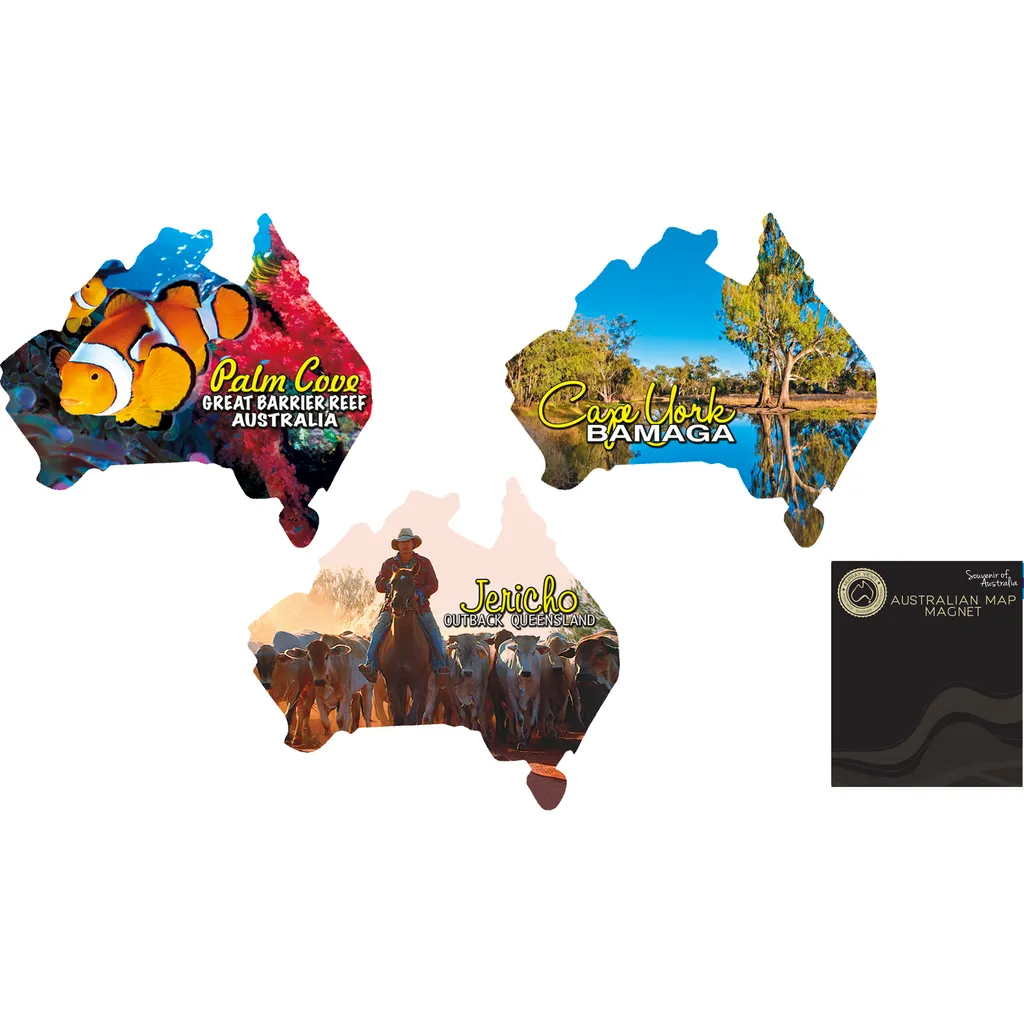 Aussie Map Magnet